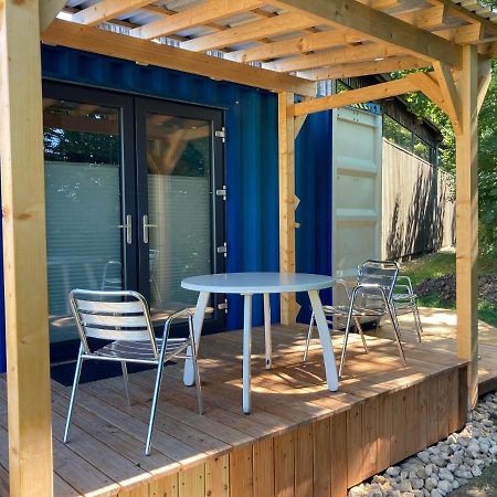 Tiny House Im Seecontainer Mit Parkplatz, Glasfaser, Netflix, Veranda Und Gehobener Ausstattung Coburg Exterior foto
